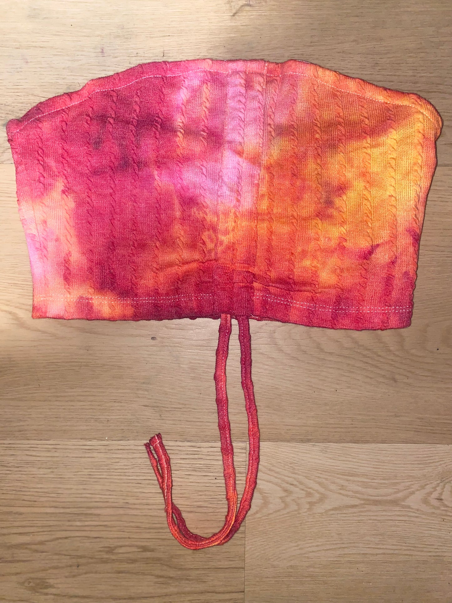 Drawstring top