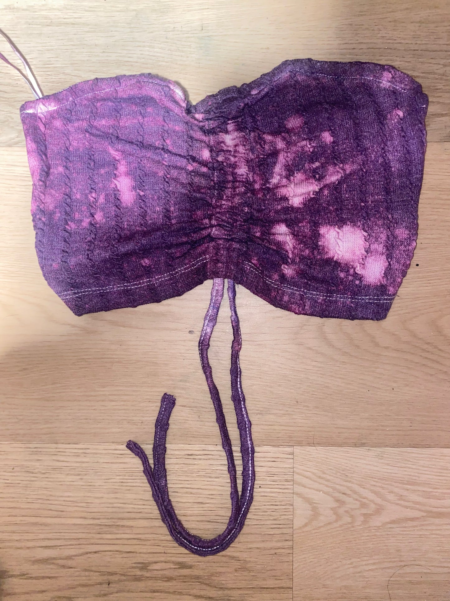 Drawstring top