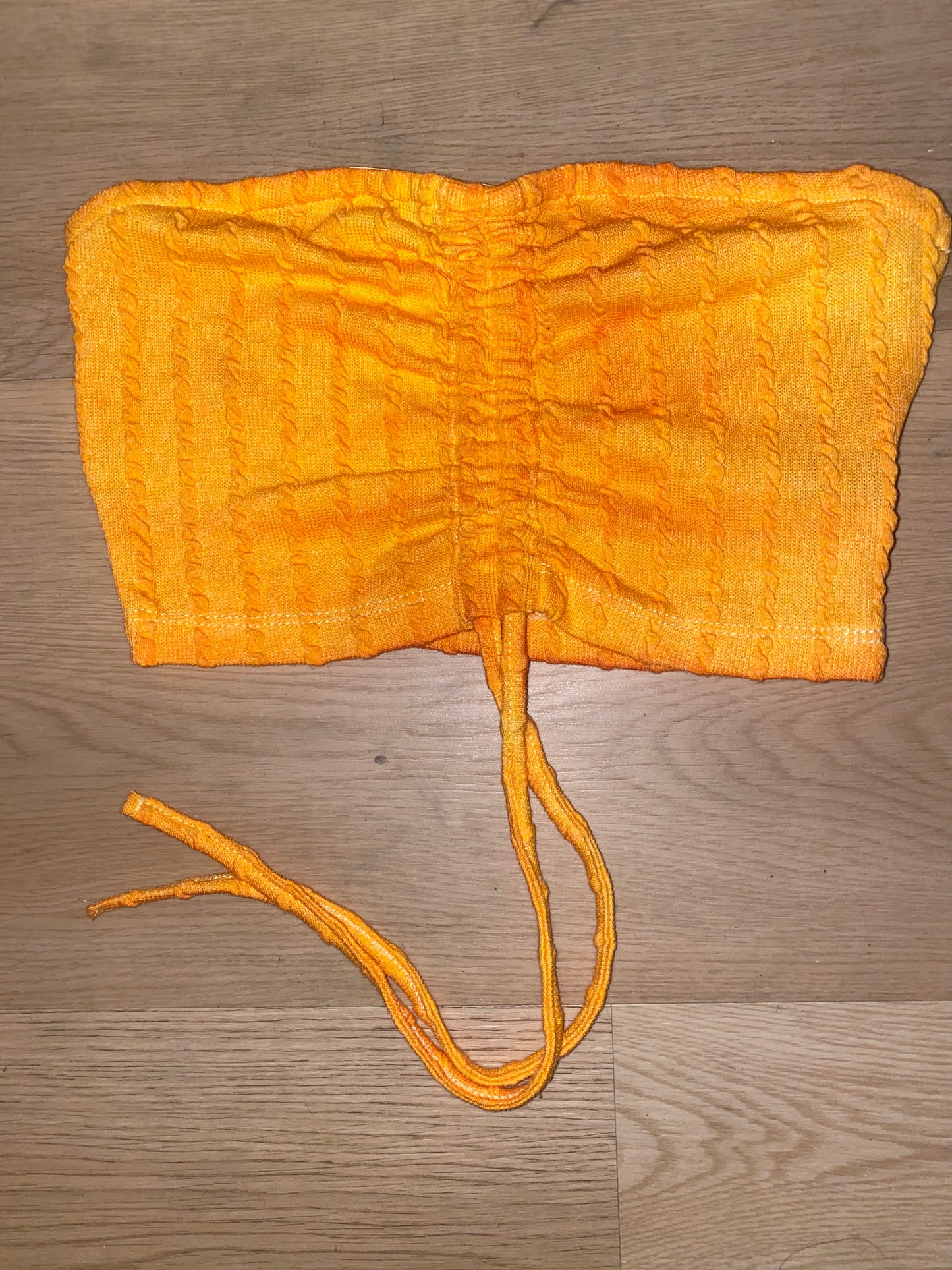 Drawstring top