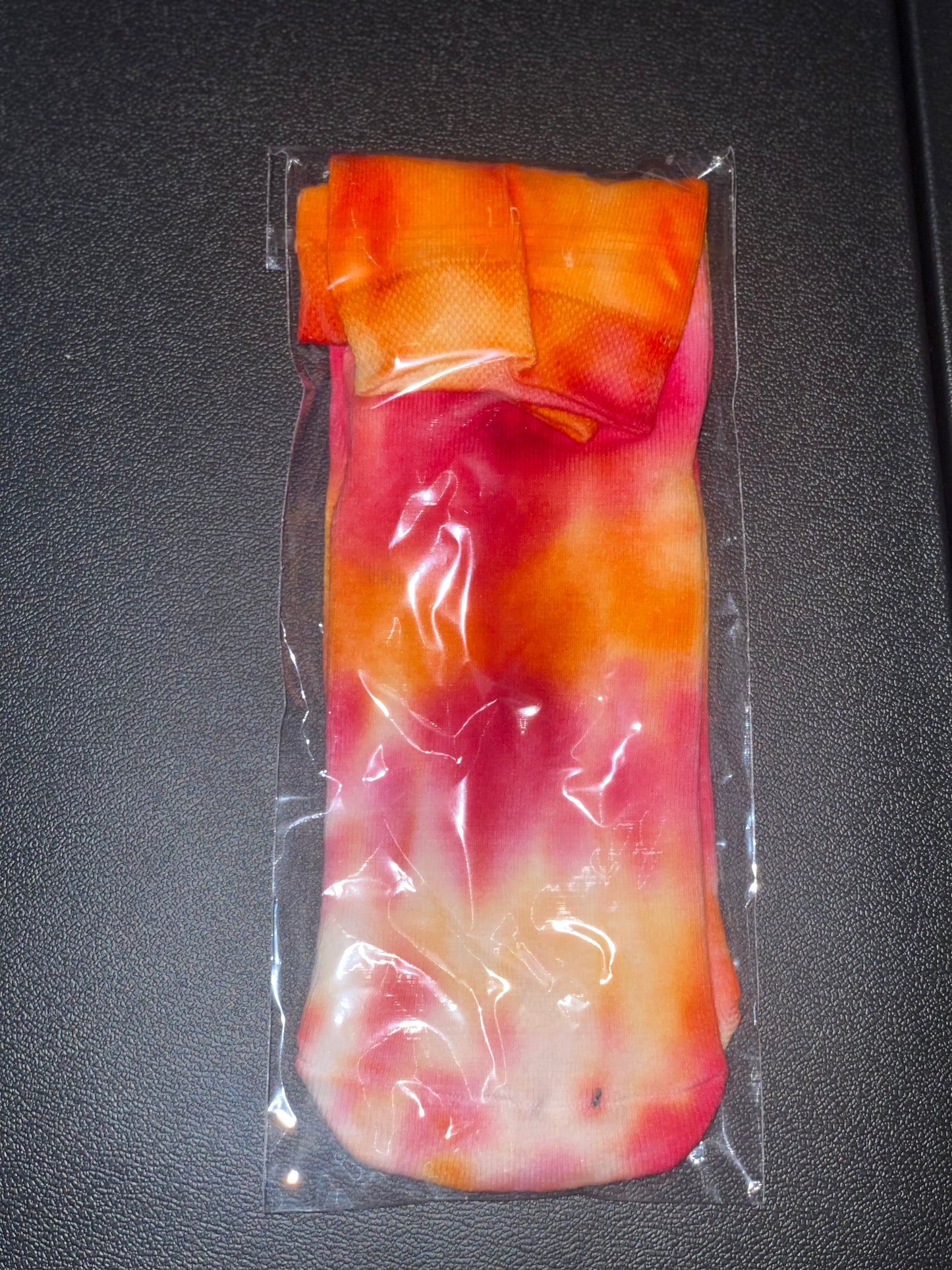 Orange/red socks