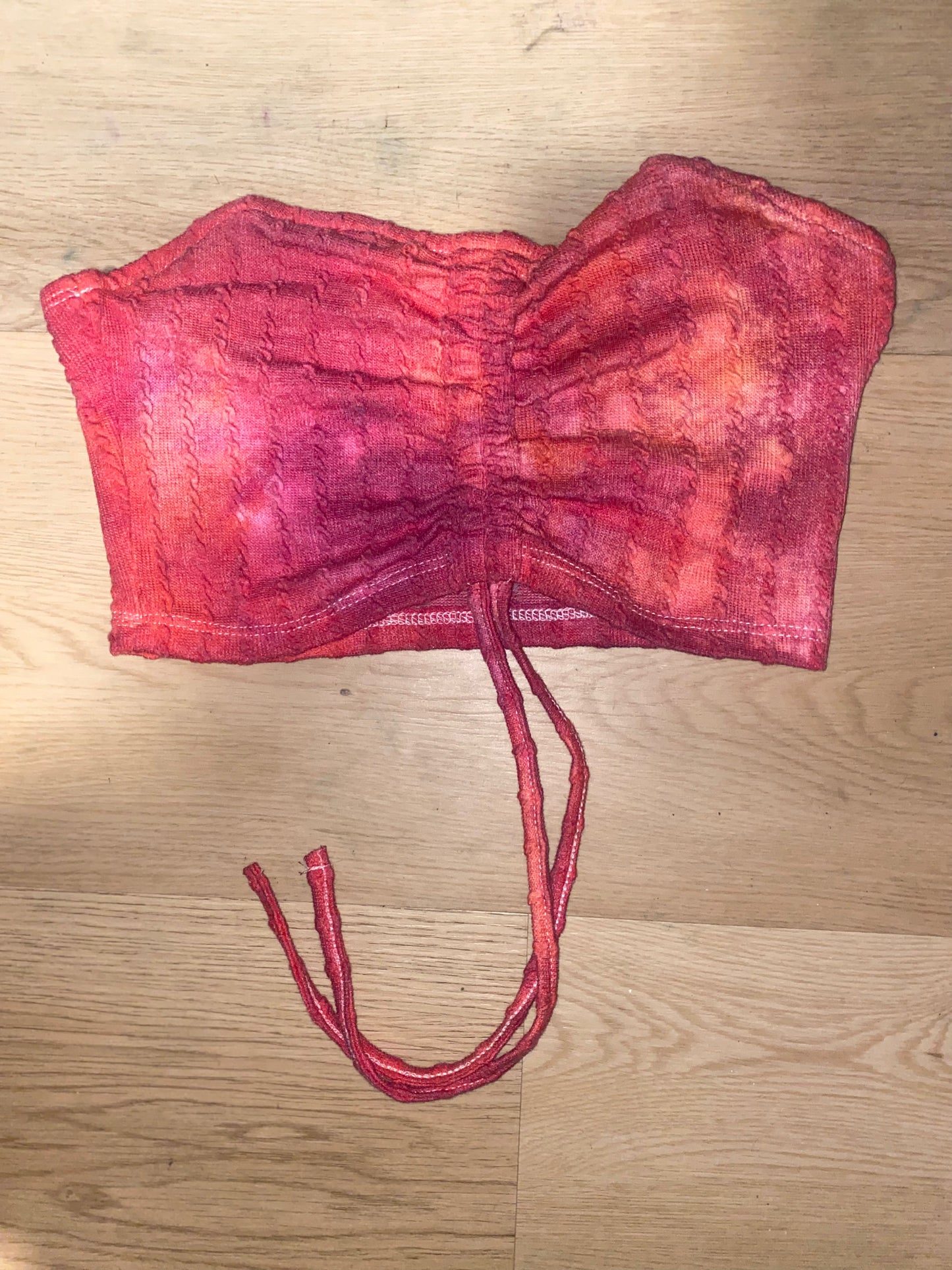 Drawstring top