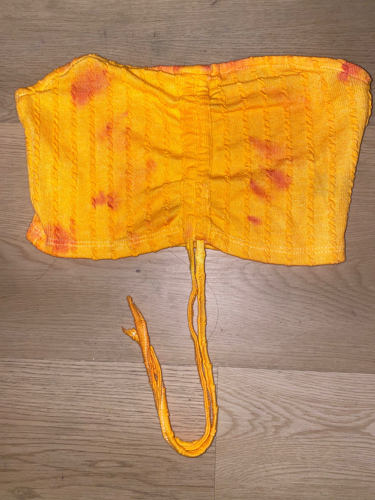 Drawstring top