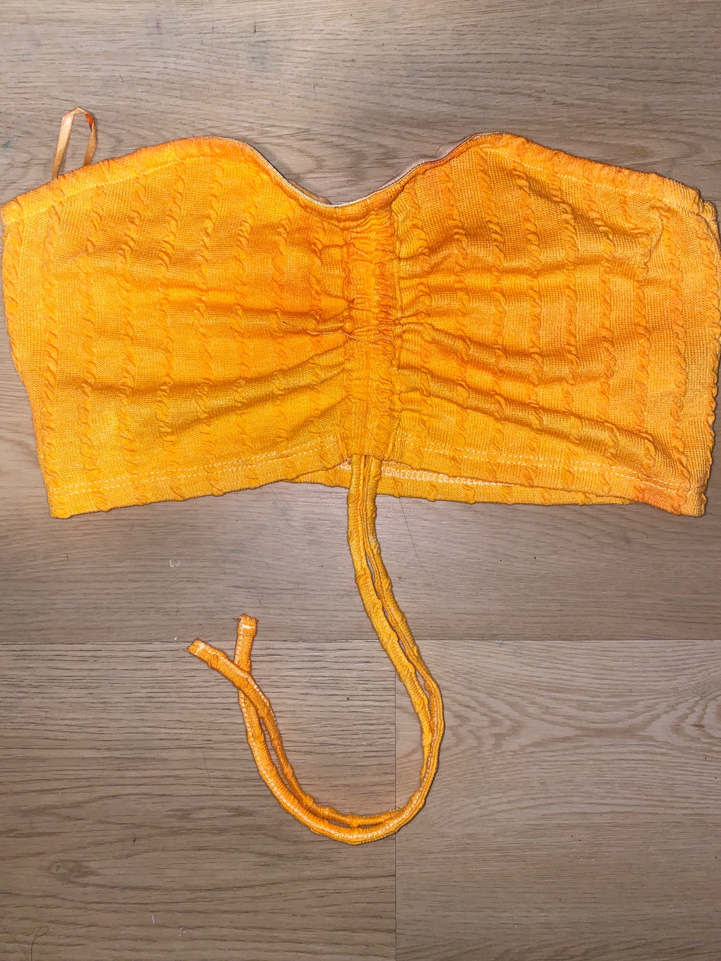 Drawstring top