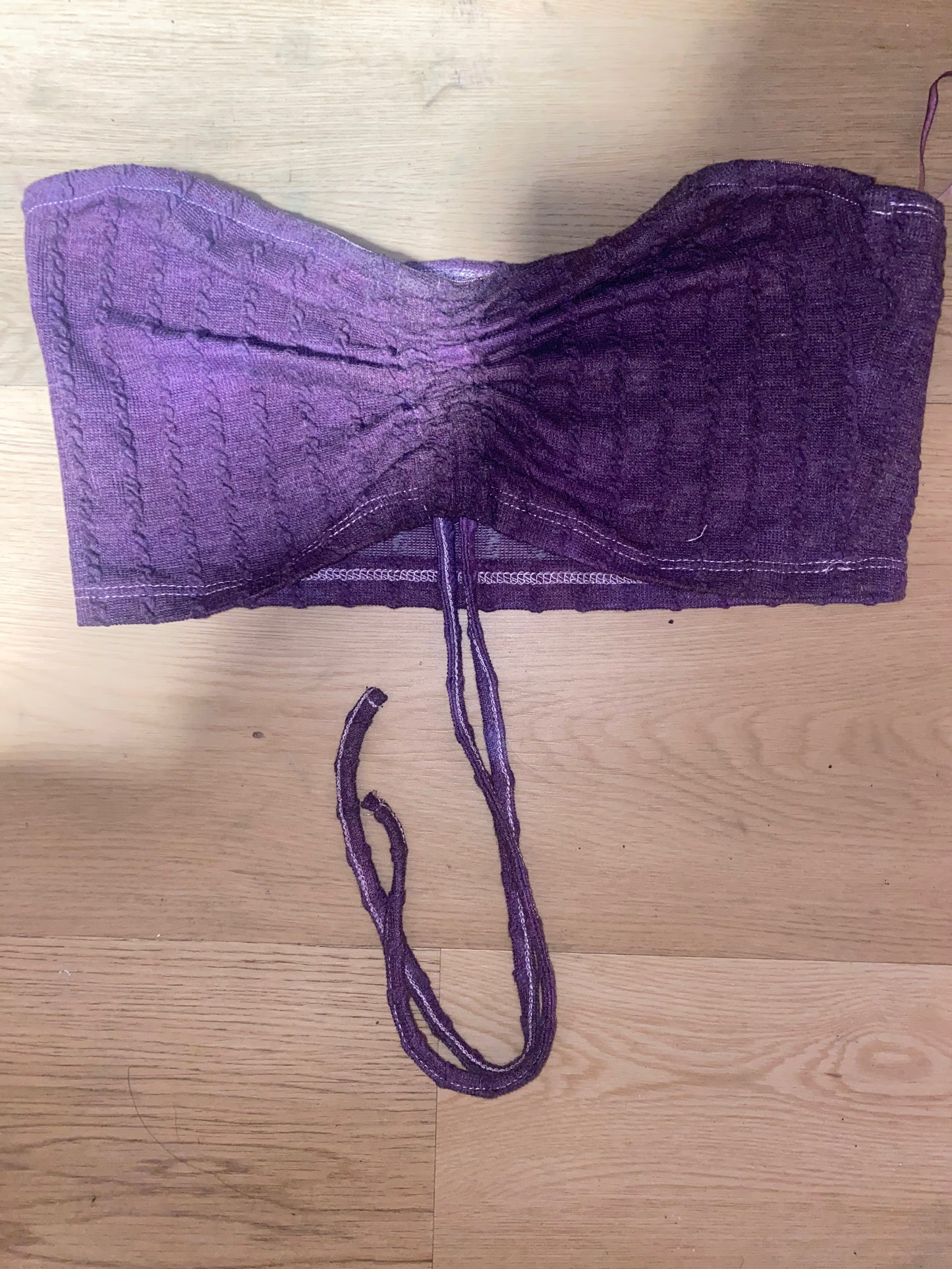 Drawstring top