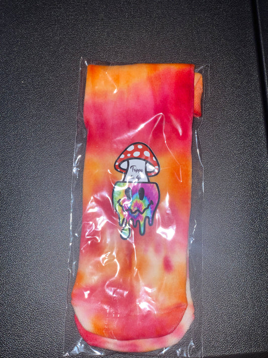 Orange/red socks